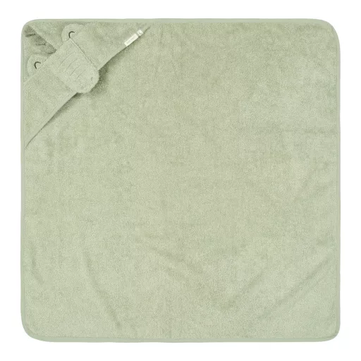Little Dutch kapucnis fürdőlepedő 100x100 cm - krokodil