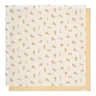 Little Dutch muszlin textilpelenka 70x70 cm 2 db - Safari Leo