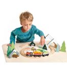 Tender Leaf - Fa vonatpálya kiegészítő - Fenyők rókával