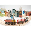 Tender Leaf - Fa vonatpálya kiegészítő - Fenyők rókával