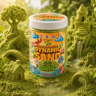 Tuban kinetikus homok 1 kg - Zöld