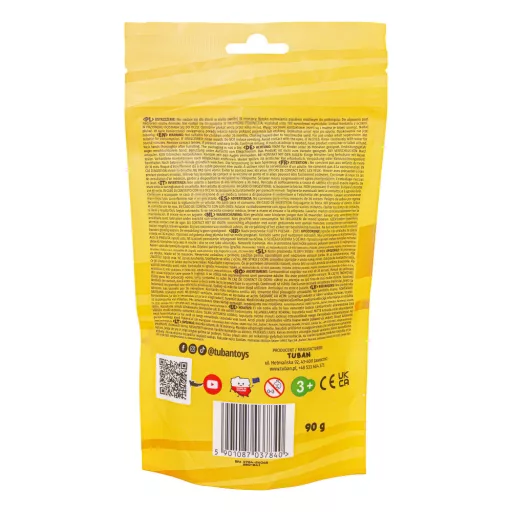 Tuban fluffy homok - Sárga 90g