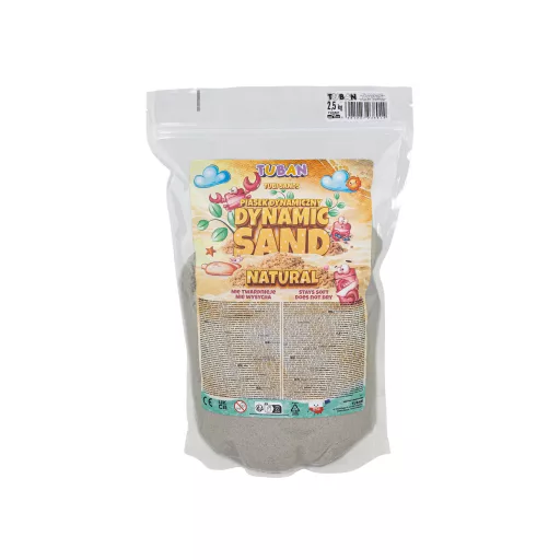 Tuban kinetikus homok 2,5 kg tasakban - Natural