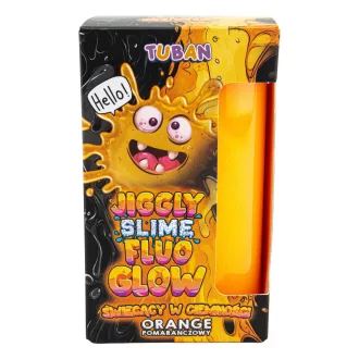 Tuban jiggly slime 430g - Neon fuo narancs