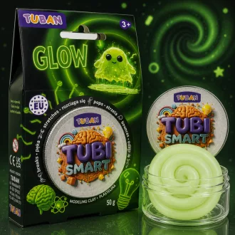 Tuban Tubi Smart gyurma - Glow sötétben világító 50 g