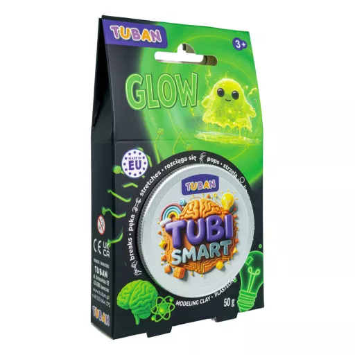Tuban Tubi Smart gyurma - Glow sötétben világító 50 g