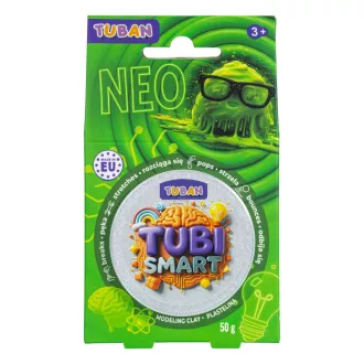 Tuban Tubi Smart gyurma - Neo neon zöld 50 g