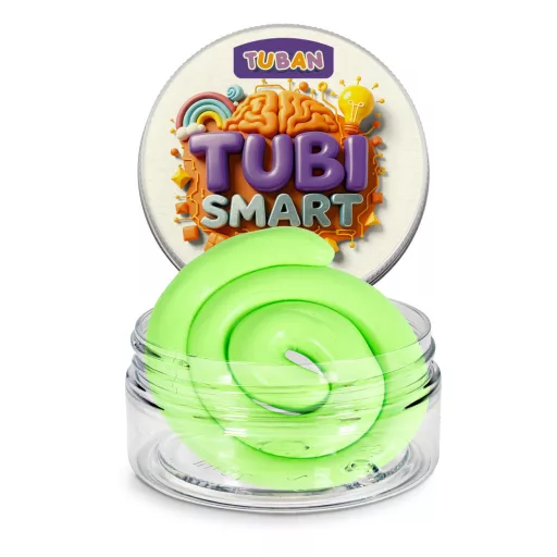 Tuban Tubi Smart gyurma - Neo neon zöld 50 g
