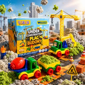 Tuban kinetikus és fluffy homok szett - Építkezés