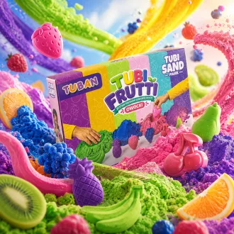 Tuban szenzoros homok szett - Tubi Frutti gyümölcsök