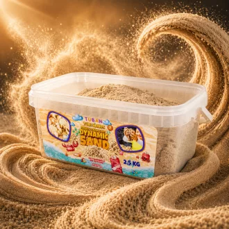 Tuban kinetikus homok 2,5 kg dobozban - Natural