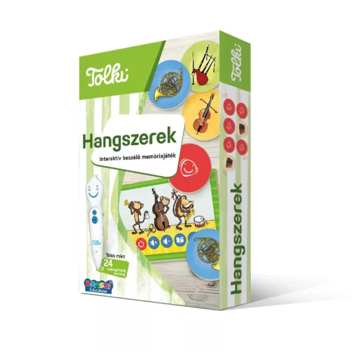 Tolki interaktív memóriajáték - Hangszerek