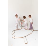 Montessori egyensúlyozó gyaloghíd kiegészítő - Fehér