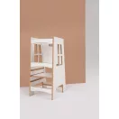 Konyhai fellépő - Montessori tanulótorony extra biztonságos változat - Fehér