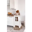 Konyhai fellépő - Montessori tanulótorony extra biztonságos változat - Fehér