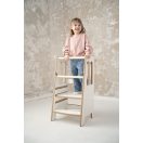 Konyhai fellépő - Montessori tanulótorony kis változat - Fehér