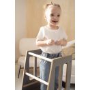 Konyhai fellépő - Montessori tanulótorony kis változat - Szürke