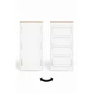 Pikler féle XXL mászóka csúszdával - Fehér