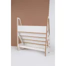 Montessori könyvespolc és játéktároló - Maxi fehér