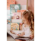 Montessori könyvespolc és játéktároló - Maxi fehér