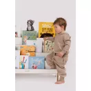 Montessori könyvespolc és játéktároló - Maxi fehér