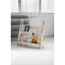 Montessori könyvespolc és játéktároló - Maxi fehér