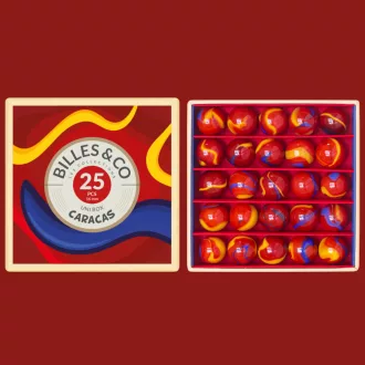 Billes & Co üveggolyó szett - small box - Caracas