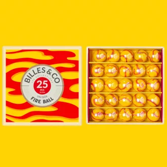 Billes & Co üveggolyó szett - small box - Fire Ball