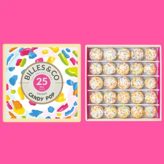 Billes & Co üveggolyó szett - small box - Candy Pop