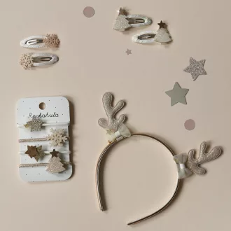 Rockahula Kids hajpánt - Golden Reindeer
