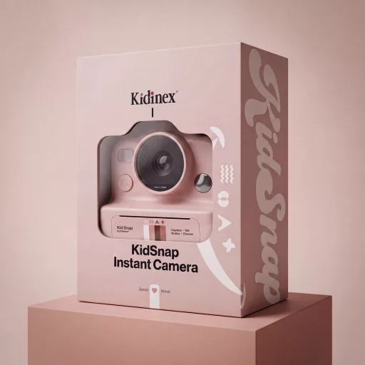 KidLupe KidSnap™ azonnali nyomtatós gyerek fényképezőgép - Rózsaszín