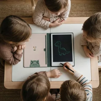 KidLupe kidbook rajztábla 40 oldallal - Dínó