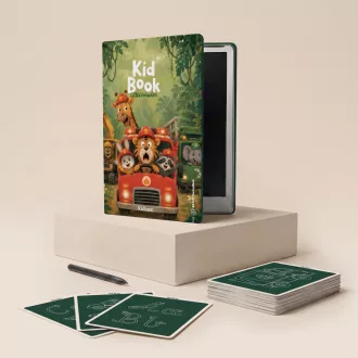 KidLupe kidbook rajztábla 40 oldallal - Little Vehicles