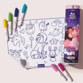 KIDINEX Kid Sketch szilikon rajzalátét - Magic Forest