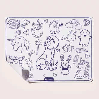 KIDINEX Kid Sketch szilikon rajzalátét - Magic Forest