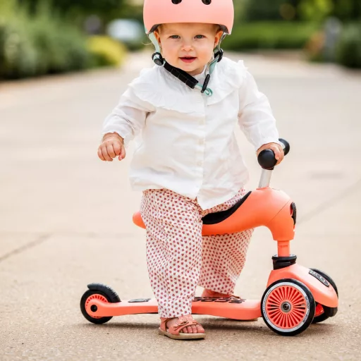 Scoot and Ride Highwaykick 1 biztonságos indulás csomag - Peach
