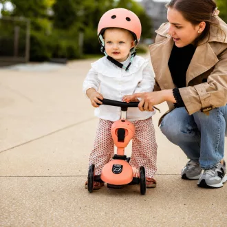   Scoot and Ride Highwaykick 1 biztonságos indulás csomag - Peach