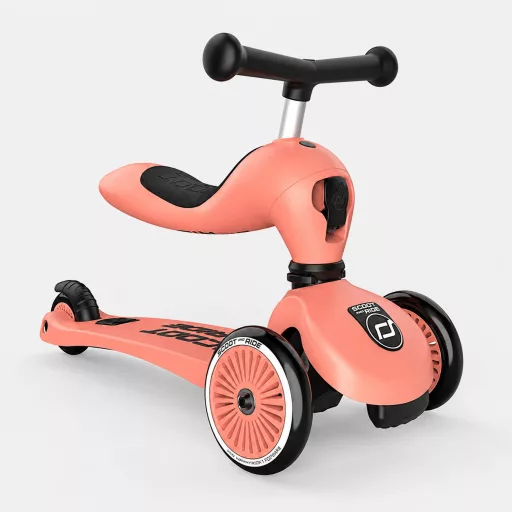 Scoot and Ride Highwaykick 1 biztonságos indulás csomag - Peach