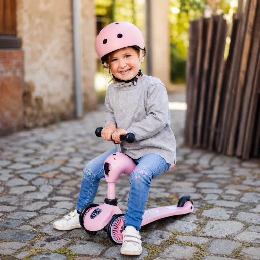 Scoot and Ride Highwaykick 1 biztonságos indulás csomag - Rose