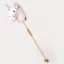 Teddykompaniet hobby horse - Vesszőparipa Egyszarvú - rózsaszín (100 cm)