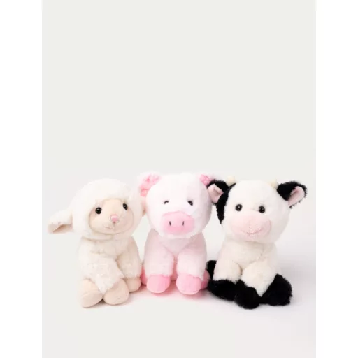 Teddykompaniet plüss - Teddy Farm Ülő Bárány plüss (18 cm)