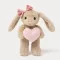 Teddykompaniet plüss - Tyra Nyuszi szívvel - bézs (20 cm)