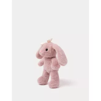 Teddykompaniet plüss - Tyra Nyuszi - rózsaszín - masnival (20 cm)