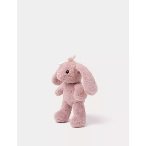 Teddykompaniet plüss - Tyra Nyuszi - rózsaszín - masnival (20 cm)