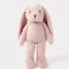 Teddykompaniet plüss - Svea Nyuszi - nagy - mályvarózsaszín (45 cm)