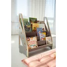 Montessori könyvespolc és játéktároló - Maxi szürke