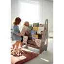 Montessori könyvespolc és játéktároló - Maxi szürke