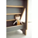 Montessori könyvespolc és játéktároló - Maxi szürke