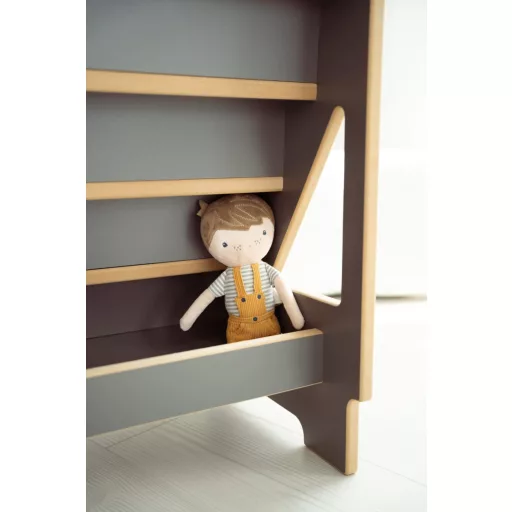 Montessori könyvespolc és játéktároló - Maxi szürke