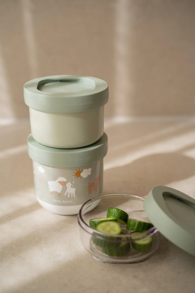 Little Dutch gyerek snack box készlet 3 db-os - Little Farm